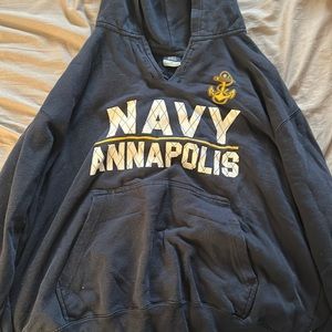 Navy Annapolis blue hoodie